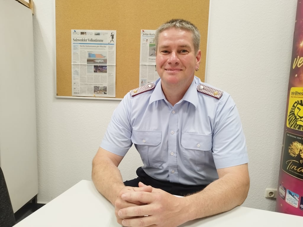Enrico Kitschke-Amft, neuer Feuerwehrchef von Salzwedel.