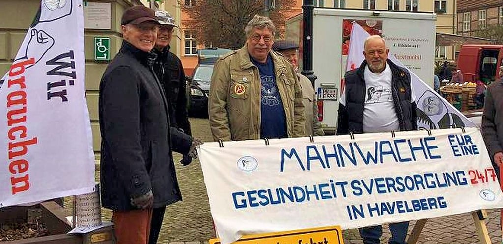 Genthiner und Havelberger demonstrieren seit einigen Jahren gemeinsam für eine bessere Gesundheitsversorgung.