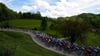 Das Fahrerfeld während der ersten Etappe des Giro d'Italia.