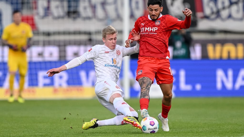 Mainz missed the jump out of the relegation zone in Heidenheim