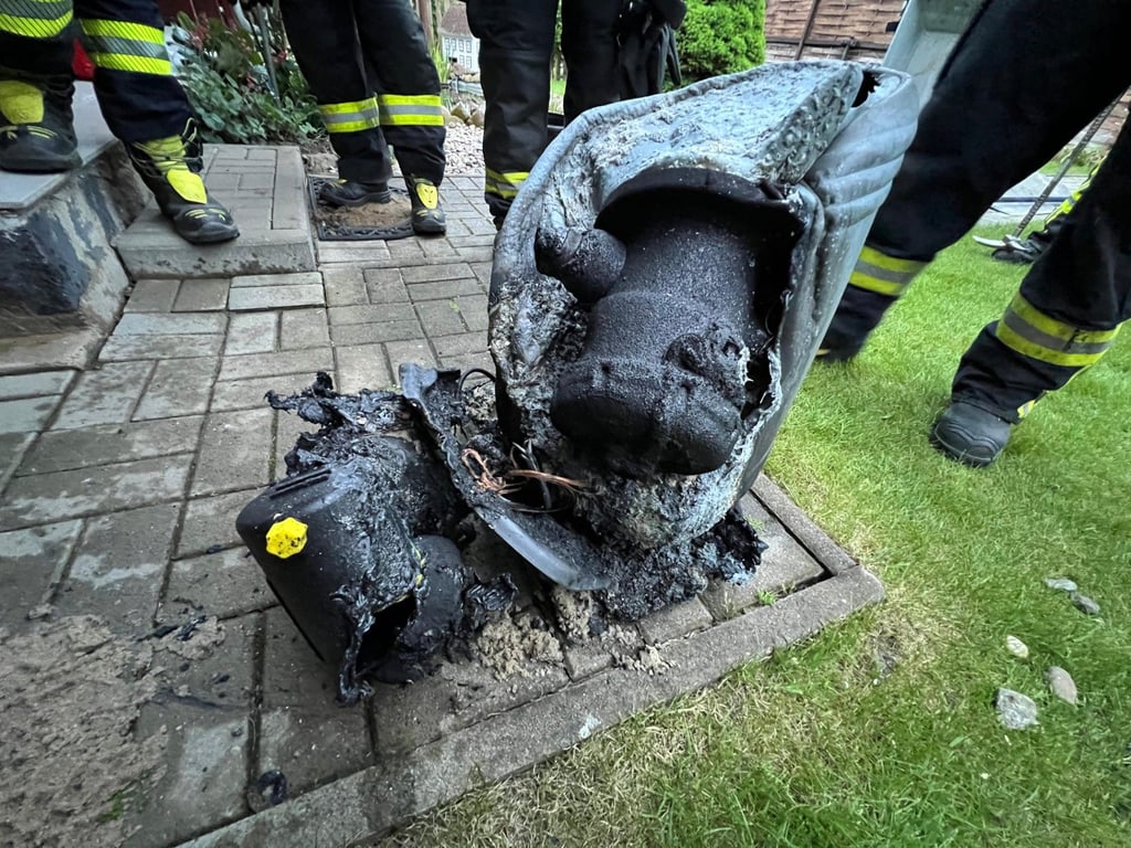 Das blieb in Aken über von der Pooltechnik.