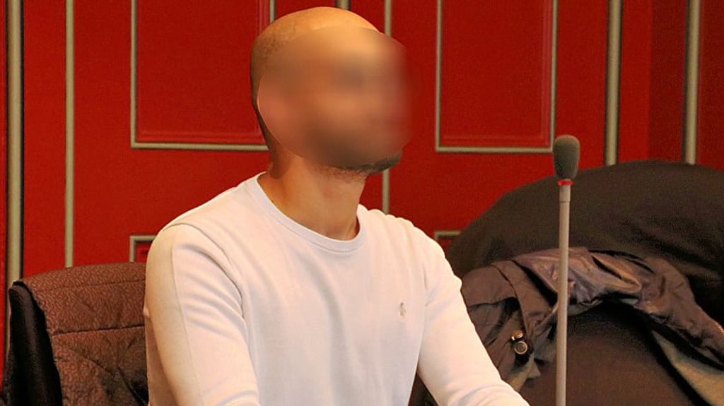 Der Angeklagte Xebat C. im Landgericht Halle