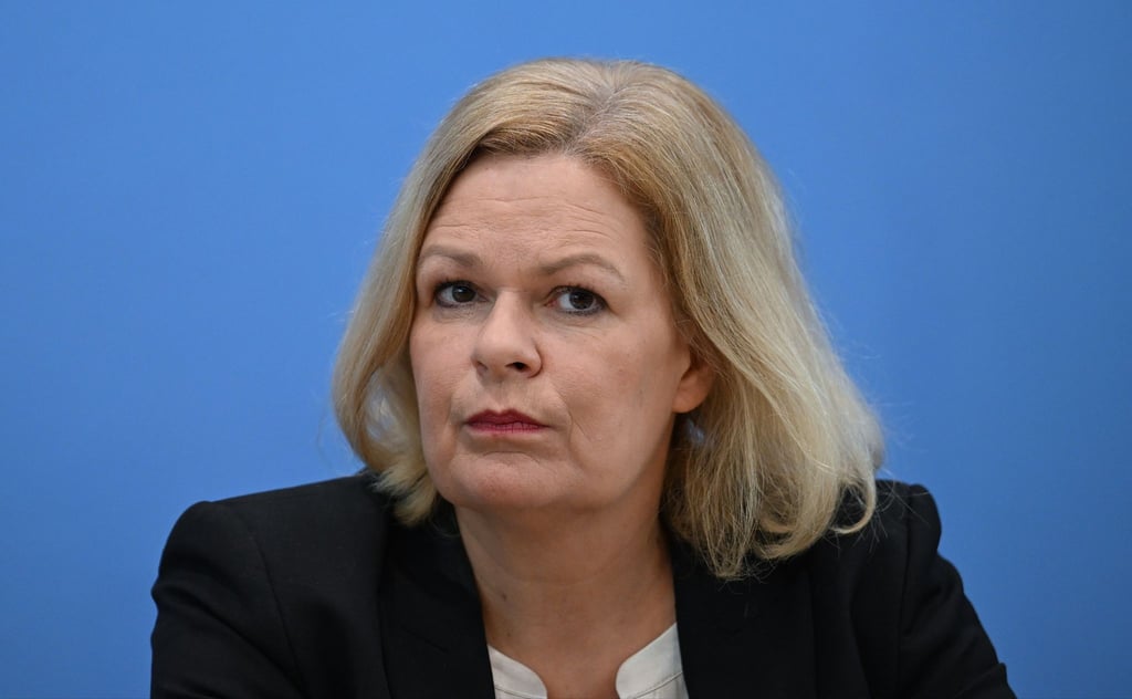 Bundesinnenministerin Nancy Faeser (SPD).