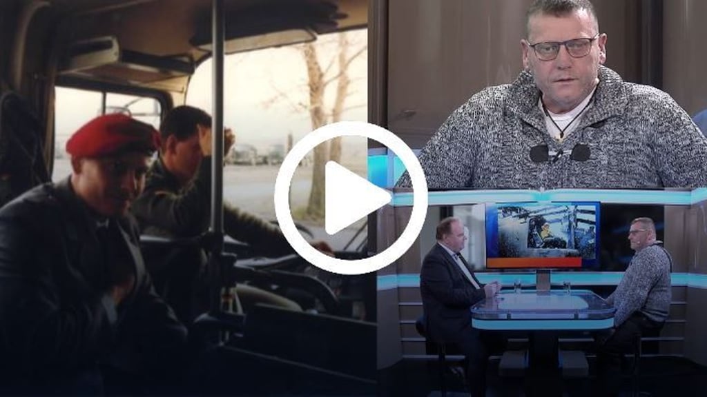 Der ehemalige Zeitsoldat Maik Kattner aus Eisleben leidet unter einer Posttraumatischen Belastungsstörung. Als Therapie hat er für sich das Malen entdeckt.