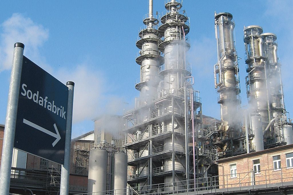 Solvay betreibt auch in Bernburg eine Fabrik.
