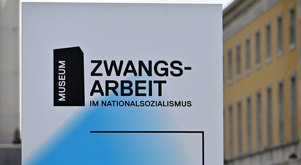 Das neue Museum Zwangsarbeit im Nationalsozialismus im früheren Gauforum am Tag der Eröffnung.