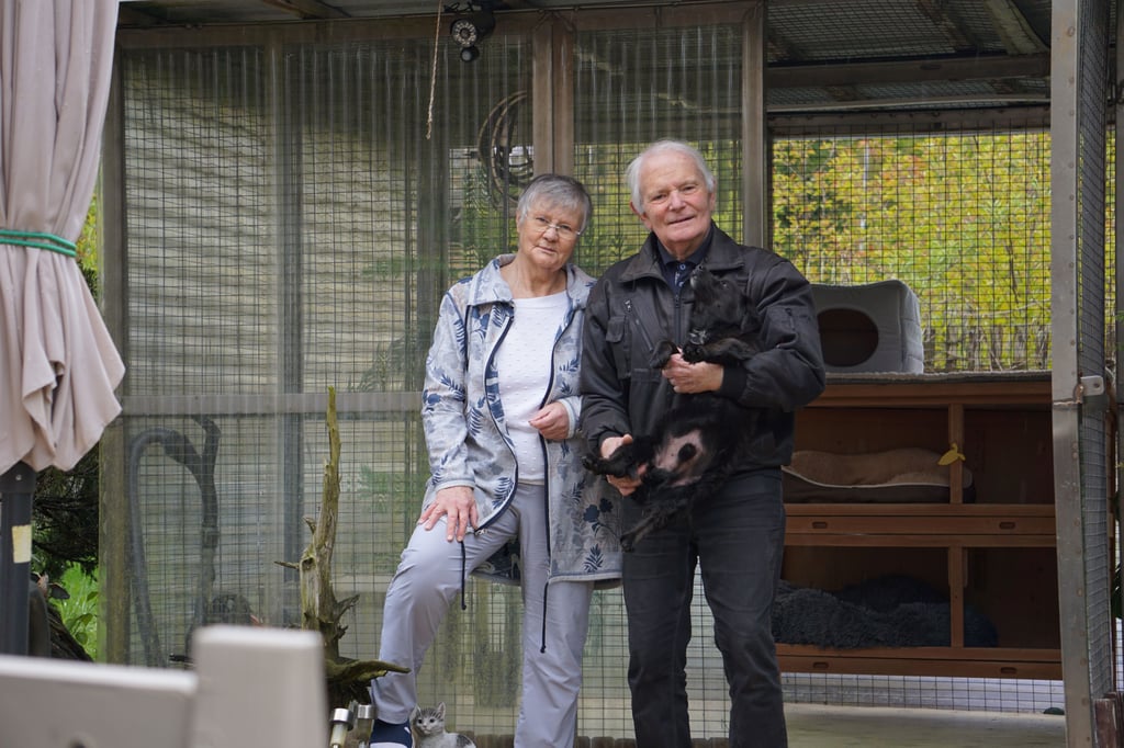 Hansi und Frank Emmrich betreiben einen Gnadenhof für Tiere in Bad Schmiedeberg.