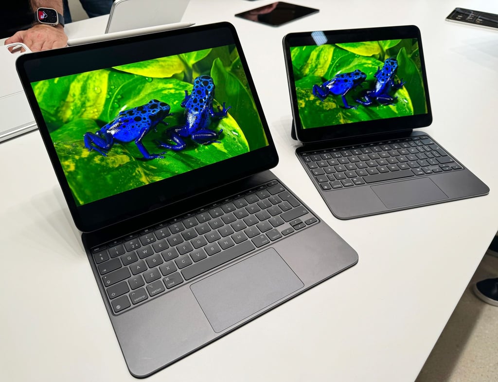 Die neuen iPad Pro-Modelle auf einem Event von Apple.