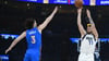 Mavericks-Guard Luka Doncic kam im zweiten Spiel gegen OKC auf 29 Punkte, zehn Rebounds und sieben Assists.