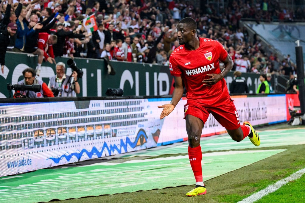 Brachte Stuttgart in Augsburg in Führung: Serhou Guirassy.