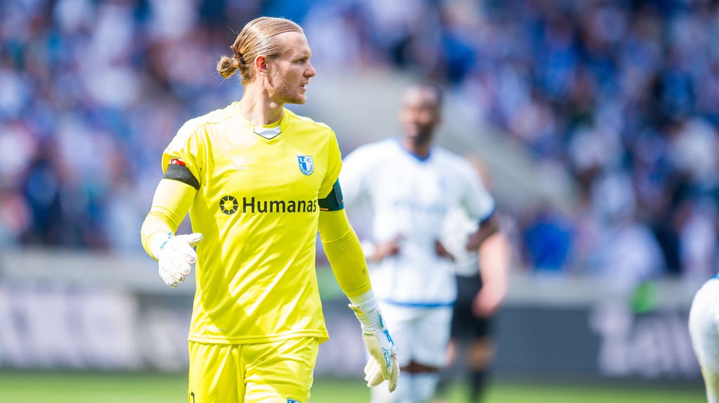 Mit Dominik Reimann im Tor geht der 1. FC Magdeburgs ins letzte Heimspiel der Saison gegen Greuther Fürth. Die Nummer eins des FCM verpasste in dieser Saison noch keine Spielminute.