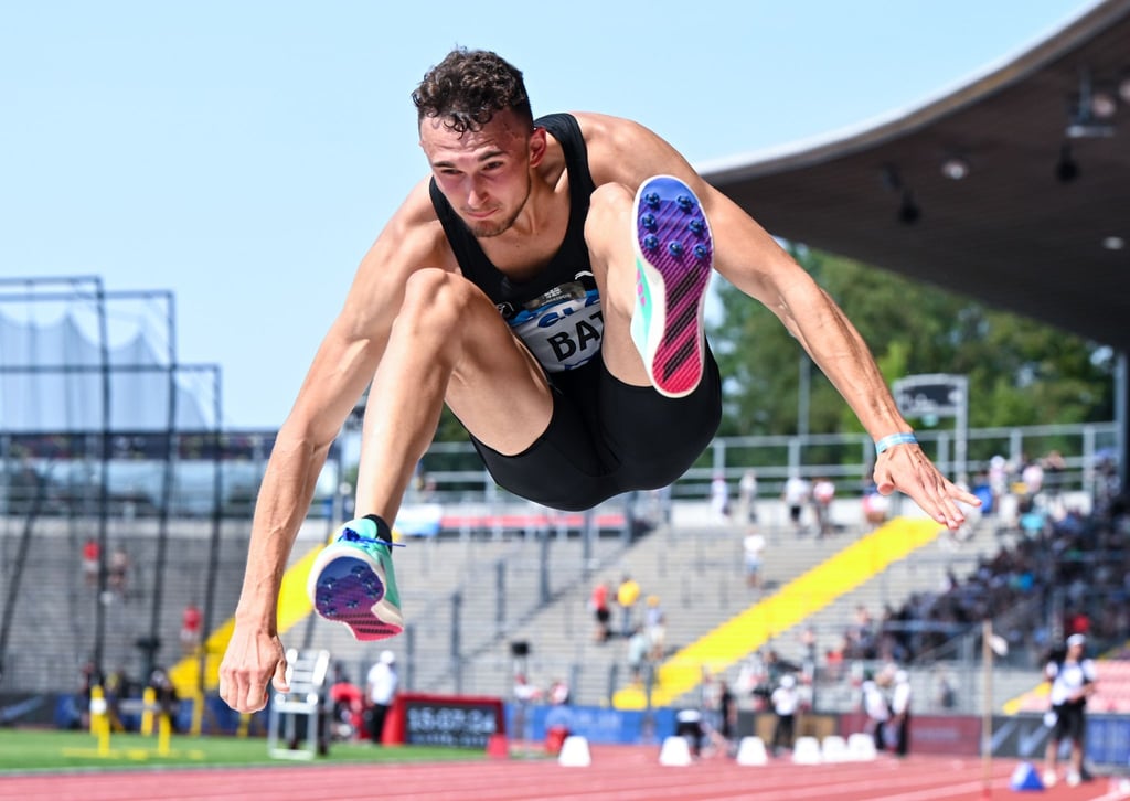 Sprang beim Diamond-League-Meeting in Doha auf Rang vier: Simon Batz.
