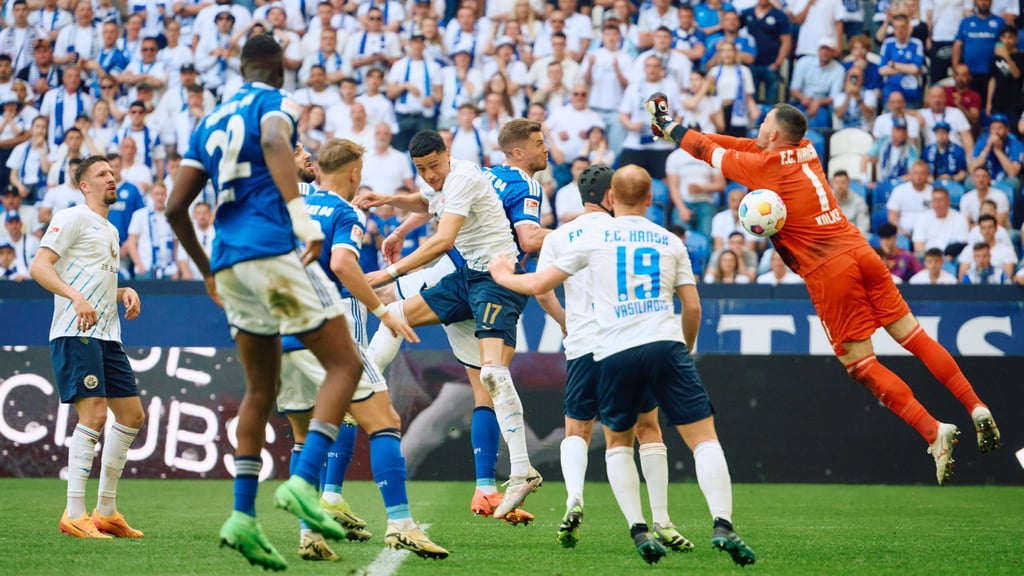2nd League: Rostock loses to Schalke: relegation possible on Sunday