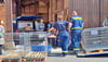 Polizei und Helfer des THW  waren am Samstagmittag in Rohrsheim im Einsatz, um die Hanfplantage sowie Technik sicherzustellen. 