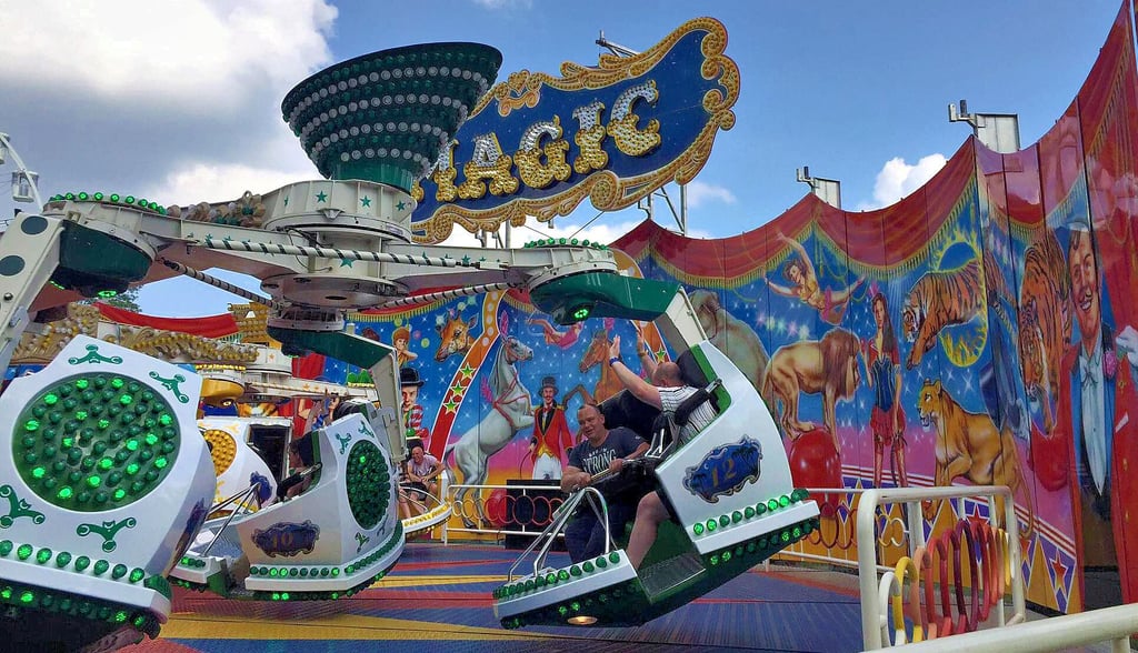 Zahlreiche Fahrgeschäfte sorgen beim diesjährigen Gildefest für reichlich Spaß.