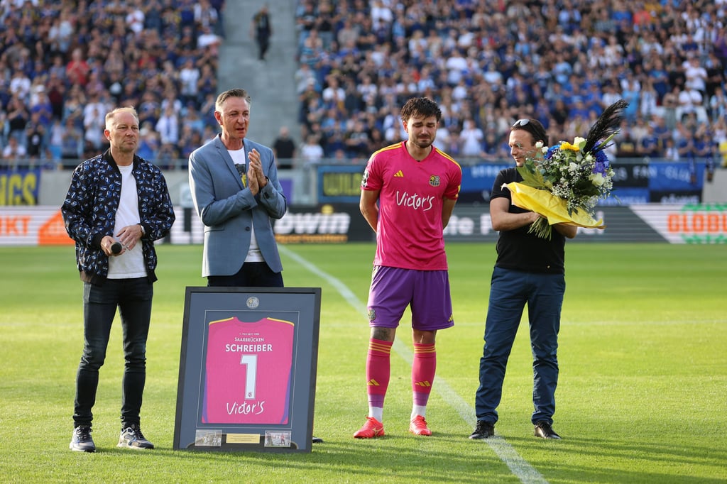 Tim Schreiber wurde in Saarbrücken verabschiedet.