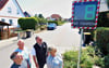 An der Straße Fourmies in Bernburg ist eine Geschwindigkeitstafel angebracht worden.