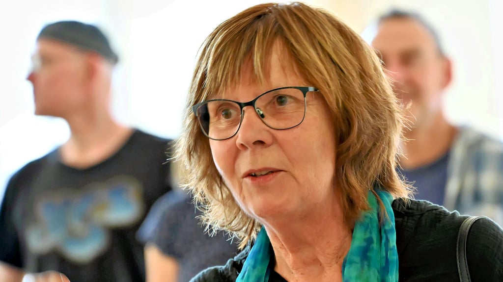 Doris Hasslbauer ist seit vielen Jahren aktiv in der Ateliergemeinschaft „Schöpfrad“.