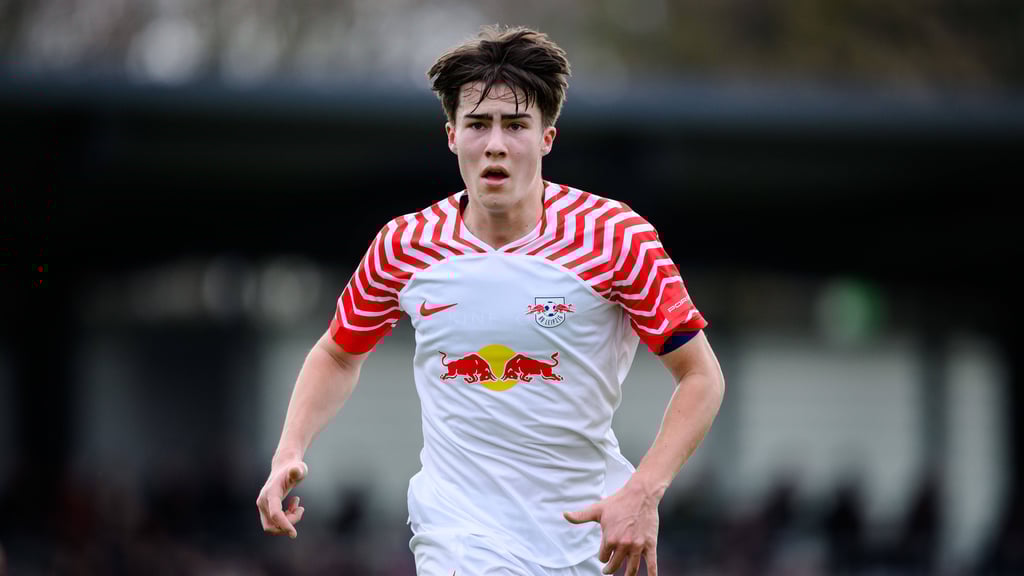 Leipzigs U19-Kapitän Elias Lenz.