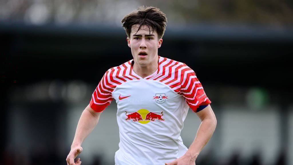 Leipzigs U19-Kapitän Elias Lenz.