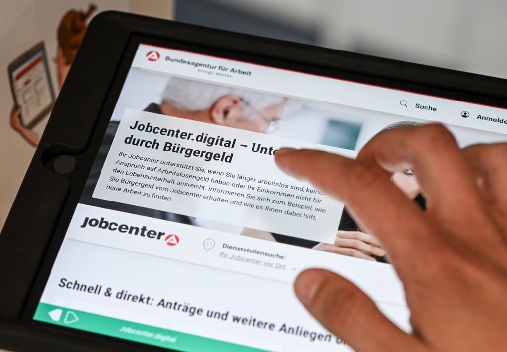 Hier geht's zum Bürgergeldantrag: Online lässt sich die Unterstützungsleistung bequem beantragen.