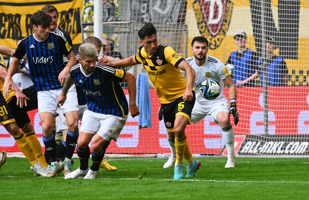 Tim Schreiber stand gegen Dynamo Dresden zweimal im Tor vom 1. FC Saarbrücken.