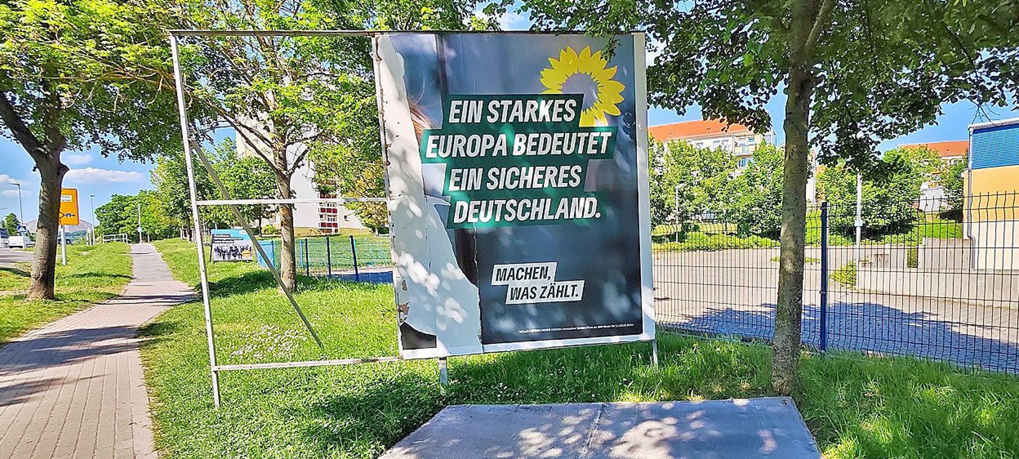Vor der Europawahl Vandalismus an den Wahlplakaten Gibt es in
