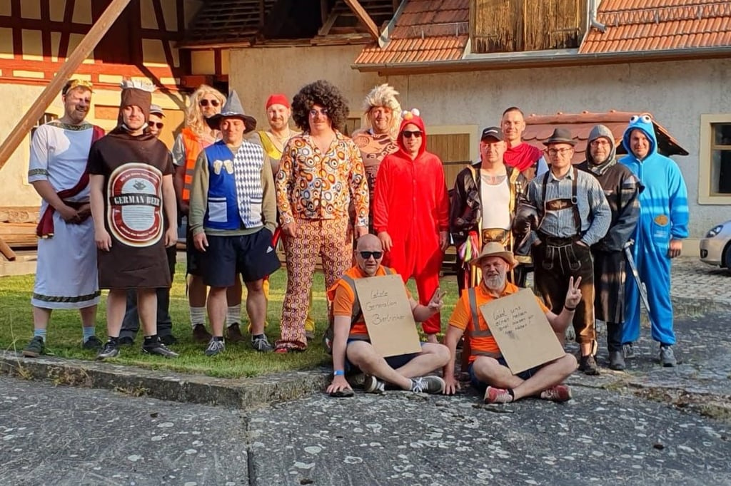 Wenn in Beuditz und Wettaburg Pfingsten gefeiert wird, geht's lustig zu.