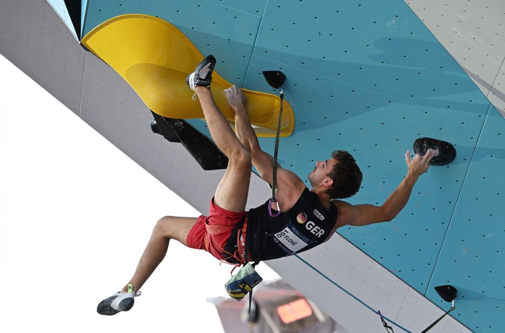 Tritt mit dem deutschen Kletterteam ab Donnerstag bei der Olympia-Quali in Shanghai an: Yannick Flohé.