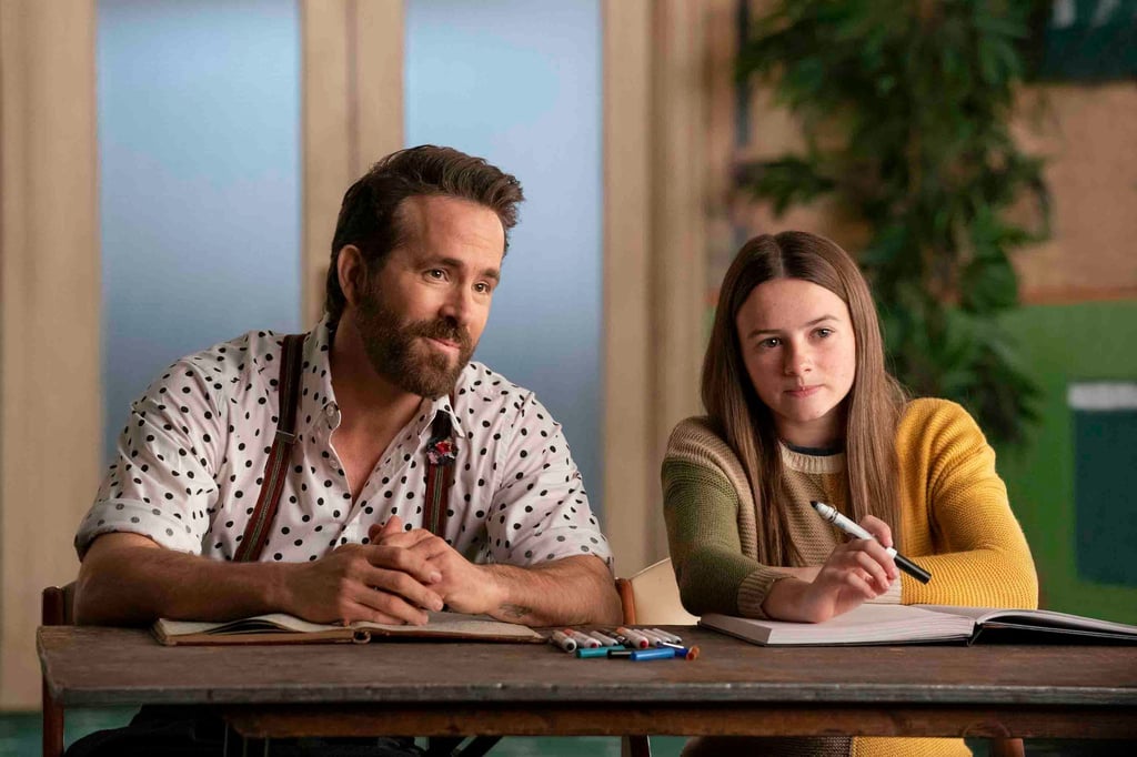 Ryan Reynolds und Cailey Fleming Star in einer Szene des Films "IF: Imaginäre Freunde".