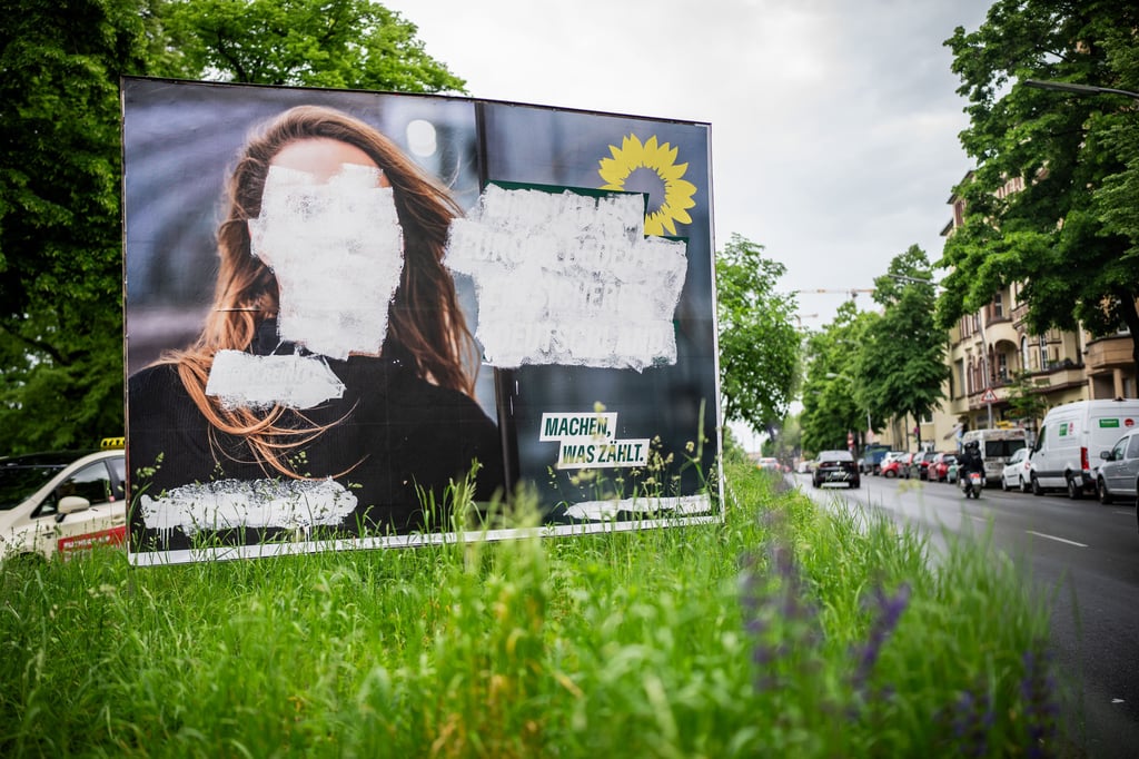 Besonders die Grünen sind von Attacken betroffen.
