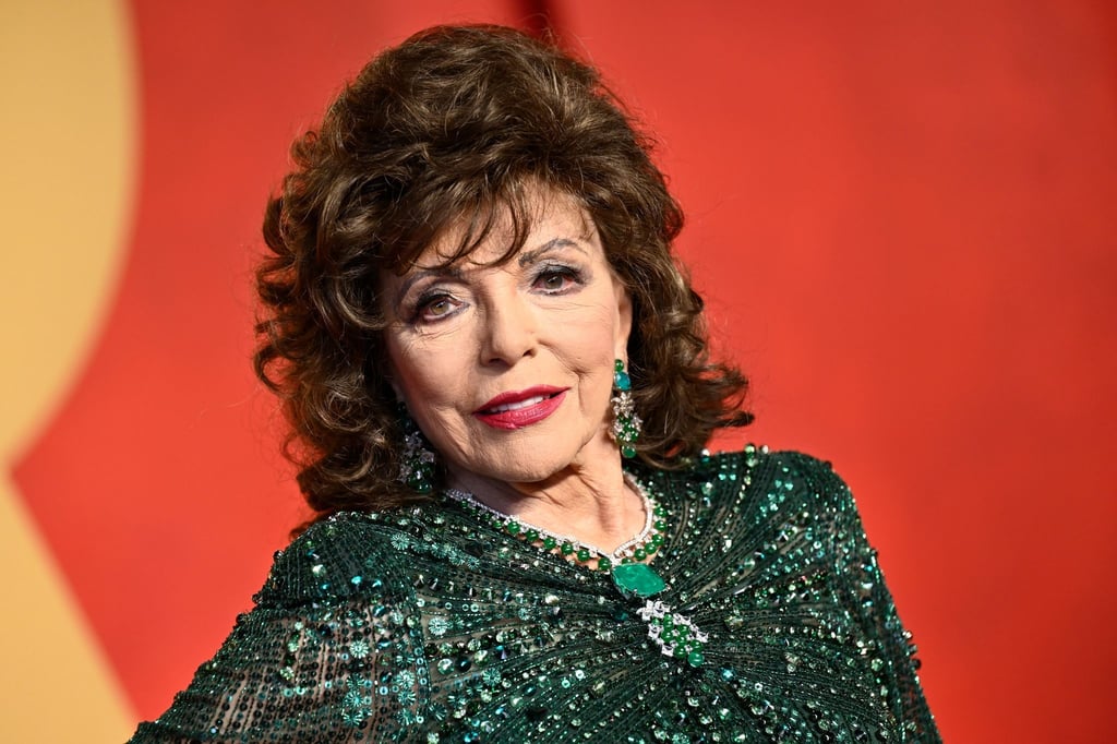 Joan Collins ist zu Gast bei Heidi Klums Topmodels.