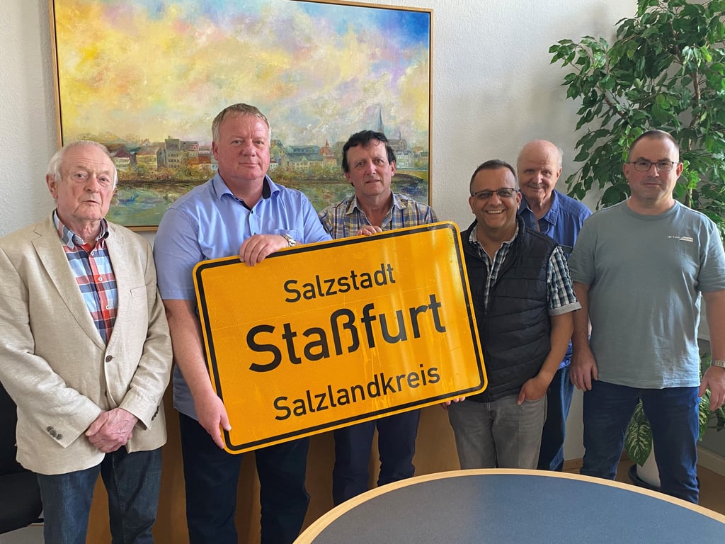 Gemeinsam für die Salzstadt wollen die Gesprächspartner aus dem Rathaus.