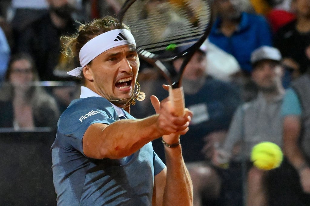 Steht beim Turnier in Rom im Halbfinale: Alexander Zverev.