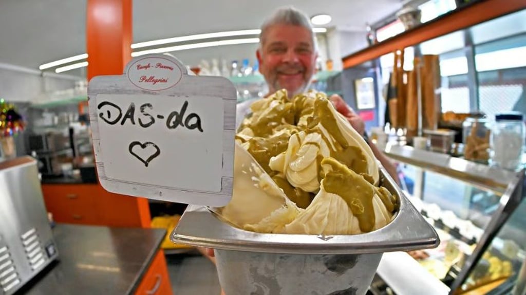 Süß mit Crunch: Guido Pellegrini präsentiert das neue „Das da“.