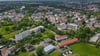 Blick auf das Zentrum der deutsch-polnischen Grenzstadt Guben.