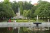 So lieben ihn die Besucher: der Schlosspark Ballenstedt mit seiner Wasserachse und sprudelnden Fontänen. Doch die Becken verlieren Wasser. Jetzt soll der Park umfangreich saniert werden.