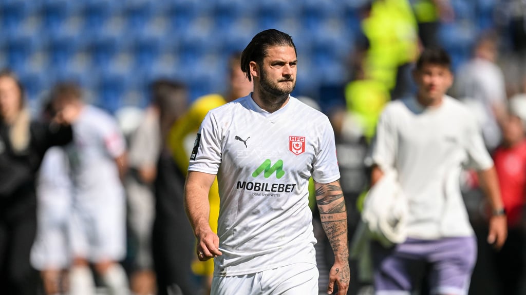 Stürmer Dominic Baumann könnte den HFC nach nur einer Saison schon wieder verlassen.