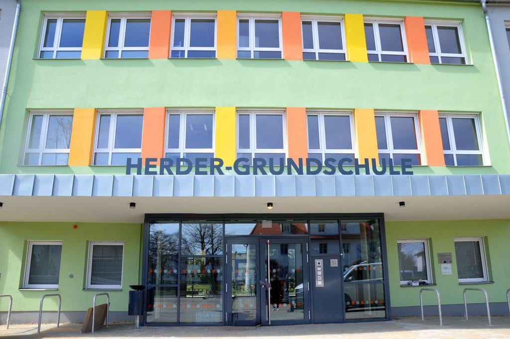 Die Herder-Grundschule in der Weißenfelser Neustadt