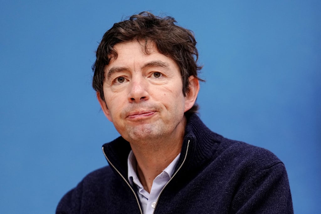 Christian Drosten bei einem Termin.
