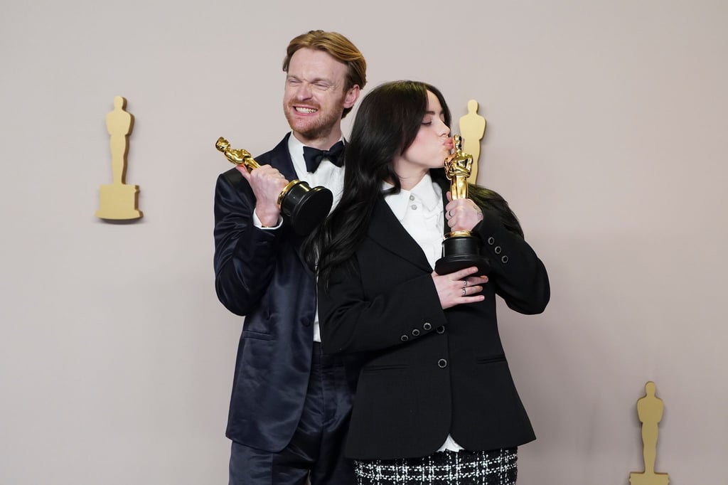 Ein eingespieltes und erfolgreiches Team: Finneas O'Connell und Billie Eilish. Mit ihrem Barbie-Song „What Was I Made For?“ wurden die beiden mit einem Oscar ausgezeichnet.
