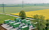 Der Großbatteriespeicher von Kyon Energy in Schwabmünchen verfügt über eine ähnliche Speicherleistung wie die geplante Anlage in Harzgerode. 