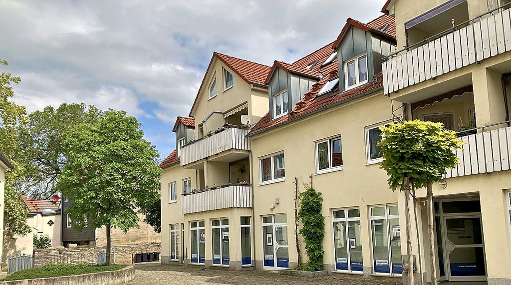 Im Hof der MZ-Lokalredaktion findet das Wahlforum statt.