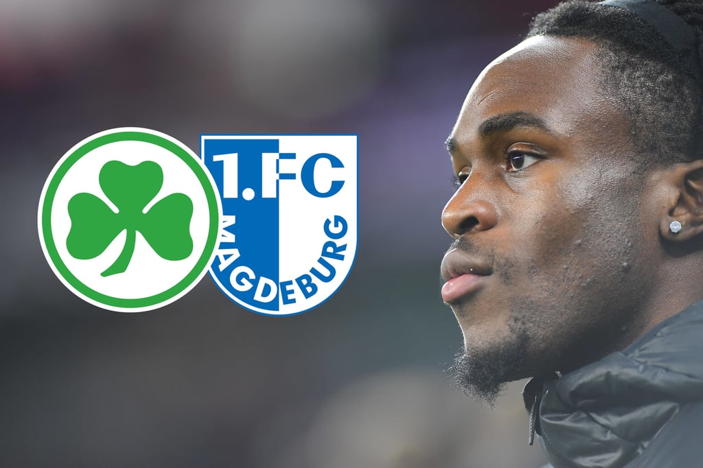 Noel Futkeu wechselt auf Leihbasis zu Greuther Fürth. Der 1. FC Magdeburg soll Interesse an dem Stürmer gehabt haben.