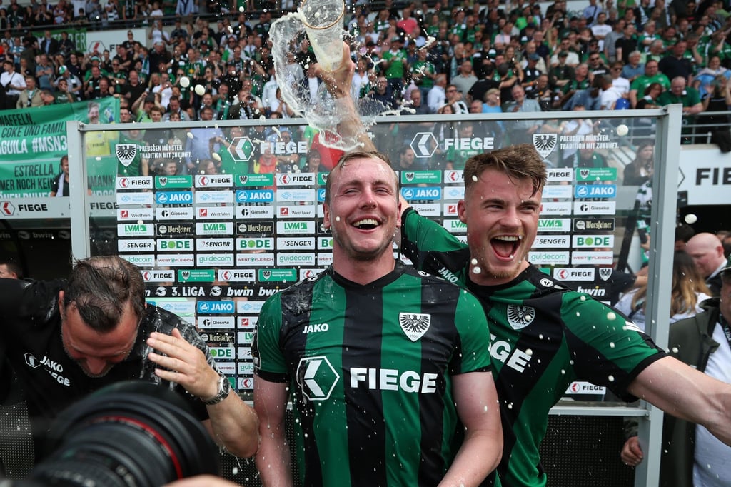 Preußen Münster ist in die 2. Bundesliga aufgestiegen.