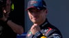 Max Verstappen aus den Niederlanden vom Team Red Bull feiert nach den Qualifyings.