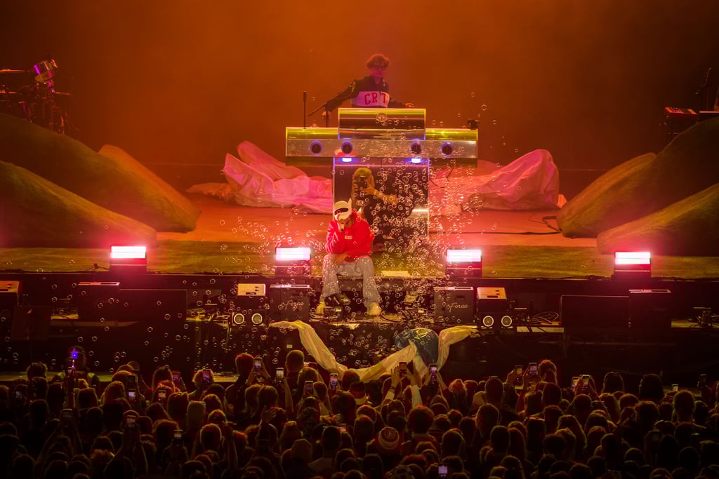 Rapper Cro überzeugte am Samstagabend mit einer fulminanten Bühnenshow die Festival-Besucher beim Sputnik Spring Break.