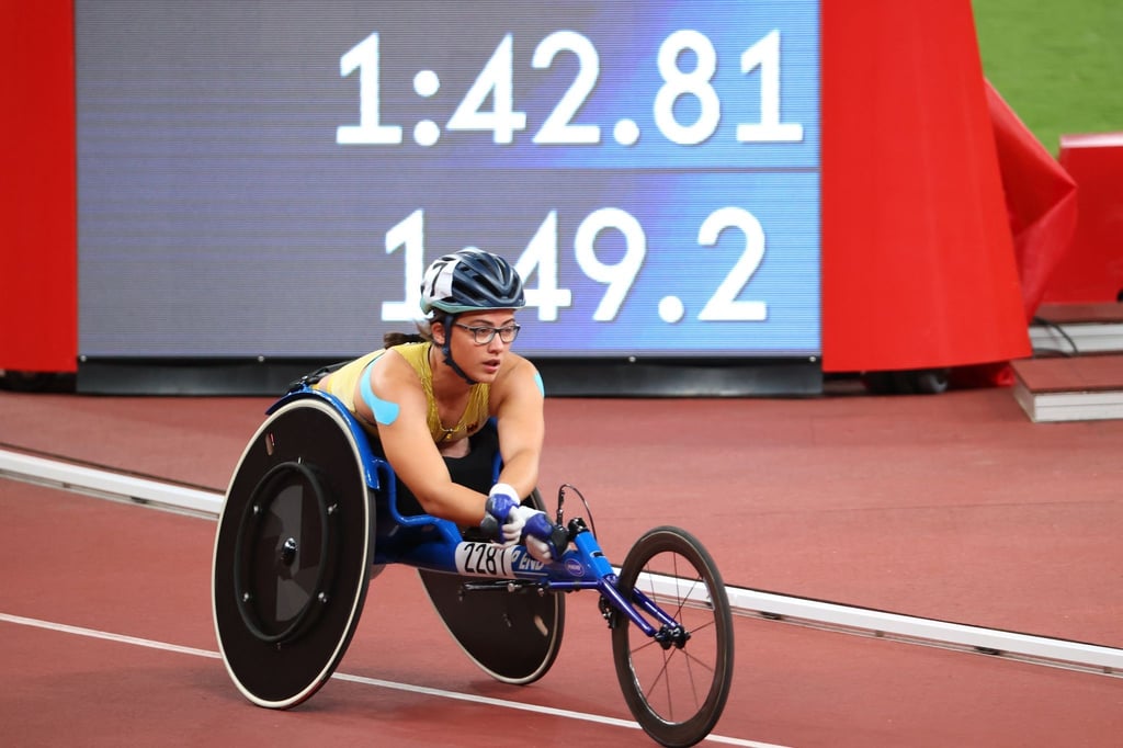 Nach ihrer Silber-Fahrt über 5000 Meter gewann sie auch das Rennen über 800 Meter: Merle Marie Menje.
