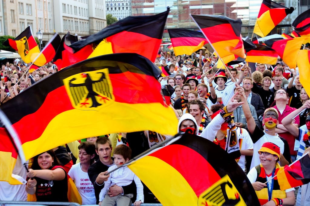 Public Viewing in Magdeburg.