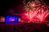 Mit einem großen Feuerwerk ging das Festival in der Nacht auf Montag zuende.